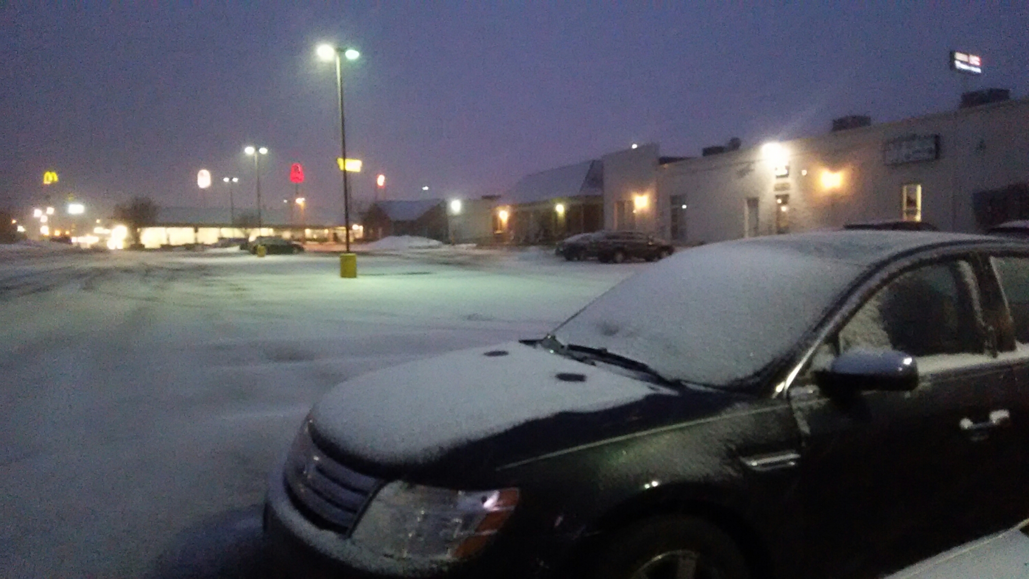 Car in the snow